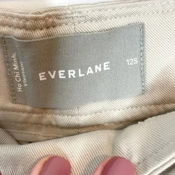 Everlane The Way-High Drape Pant In Sandstone Size 12 Short New - Picture 13 of 14